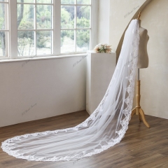 118 Inch Lace Wedding Veils