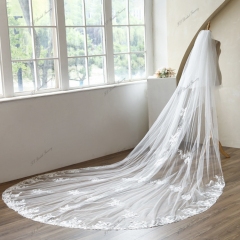 137 Inch Lace Wedding Veils