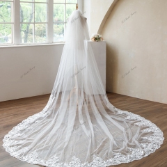 137 Inch Lace Wedding Veils