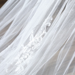 137 Inch Lace Wedding Veils