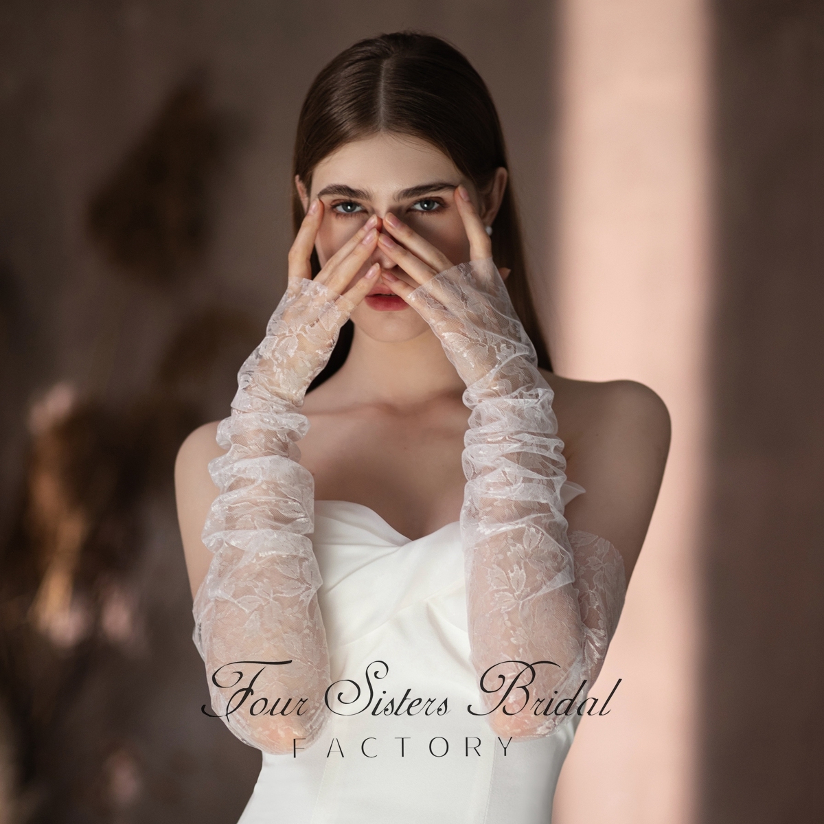 Retro Lace Bridal Sleeves
