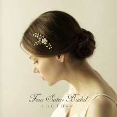 Clear Pearl Hair Pins