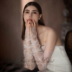 Retro Lace Bridal Sleeves