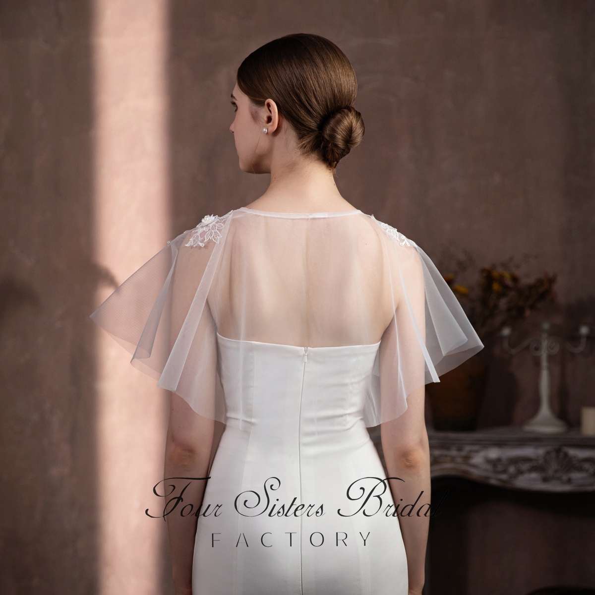 Elegant Lace Bridal Shawl