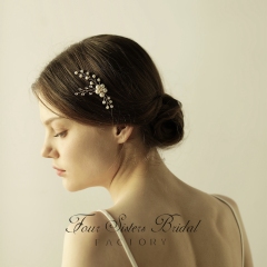 Clear Pearl Hair Pins
