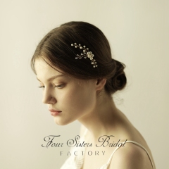 Clear Pearl Hair Pins