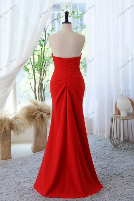 Sweetheart Mermaid Strapless Prom Gown