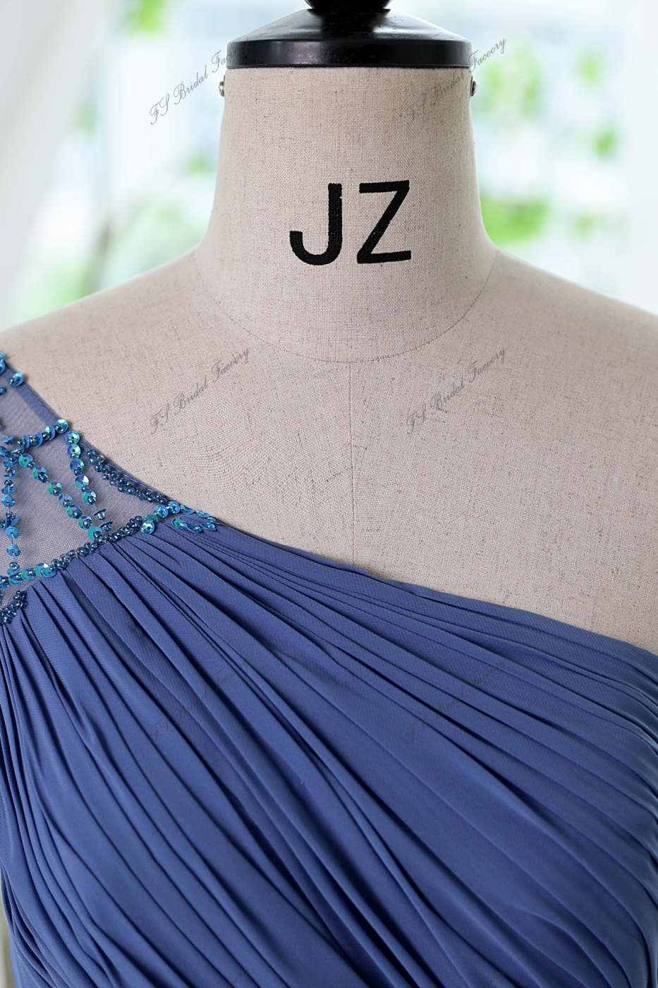 Chiffon A-line Bridesmaid Dress With One Shoulder And Thin Belt