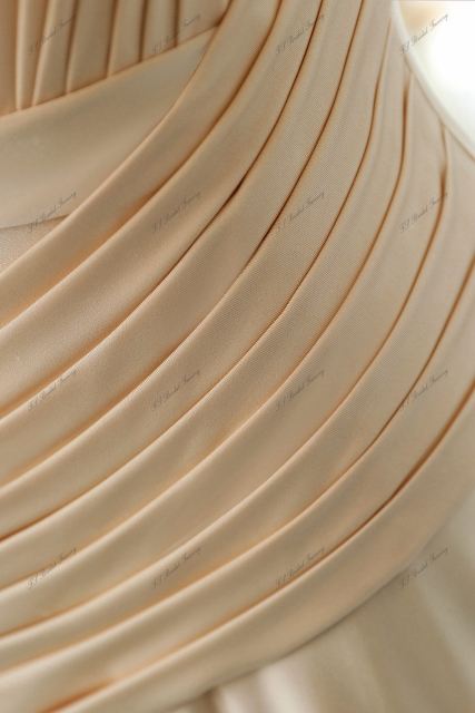 Pleated Mermaid Prom Dress With Skirt Horsehair