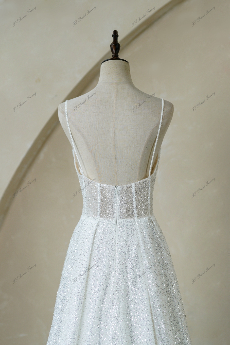 Sparkle Brighter Floating Beaded Lace Wedding Gowns