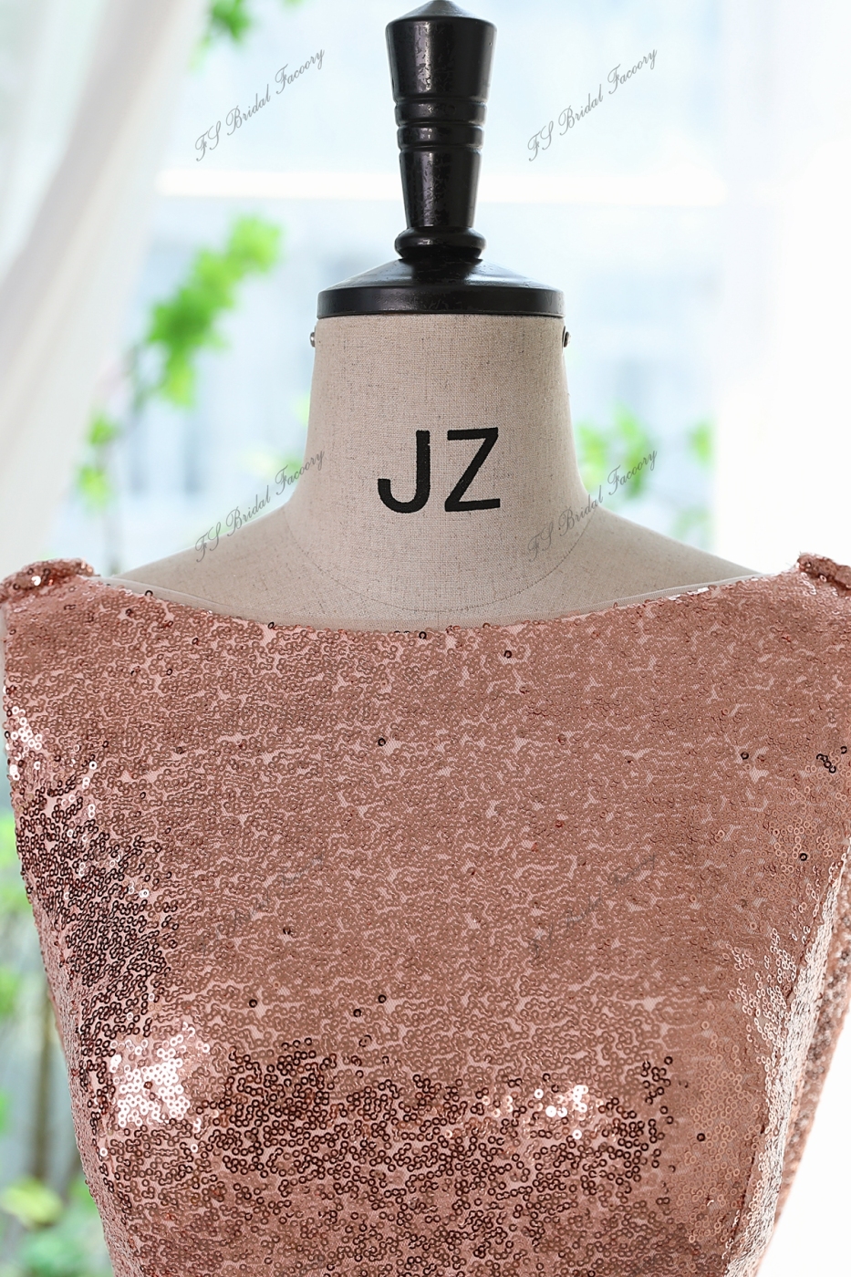 Sequin Form-fitting Prom Dress With Bateau Neckline And Cowl V-Back