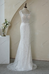 Luxurious Hand Beaded Lace Mermaid Bridal Dress