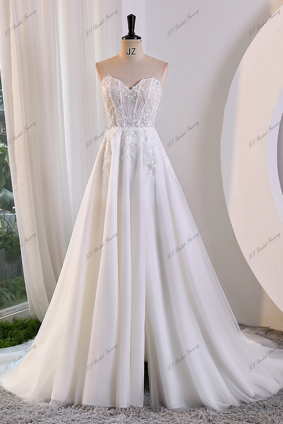 A-line Wedding Gown With Sweetheart