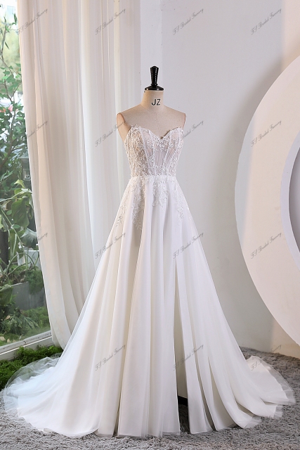 A-line Wedding Gown With Sweetheart