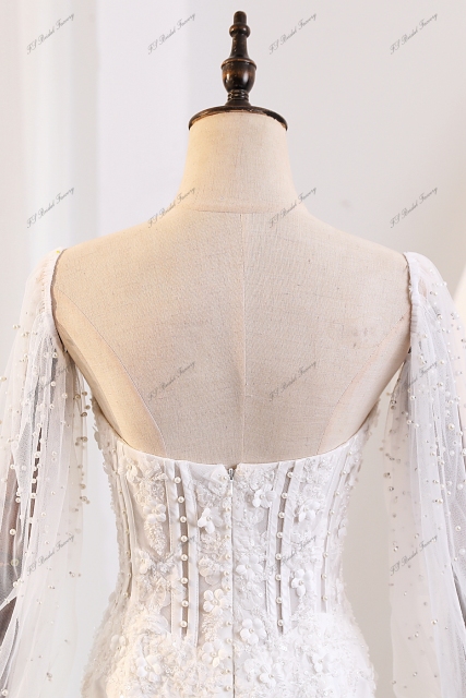 Mermaid Wedding Gown With Sweetheart And Corset Bodice