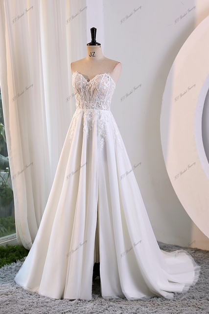 A-line Wedding Gown With Sweetheart