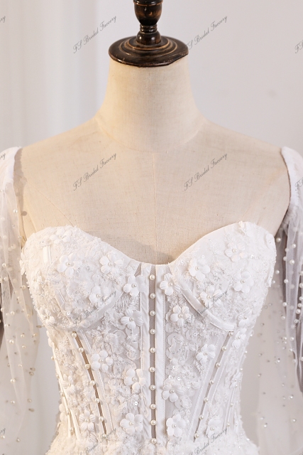 Mermaid Wedding Gown With Sweetheart And Corset Bodice