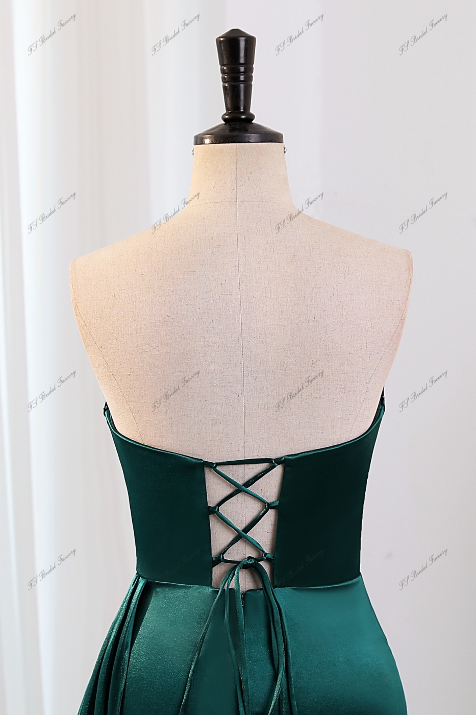 Sequin Mermaid Prom Dress With Spaghetti Straps And High Split
