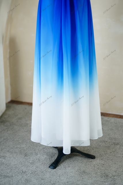 Sweetheart Neckline Prom Dress With Gradient Color