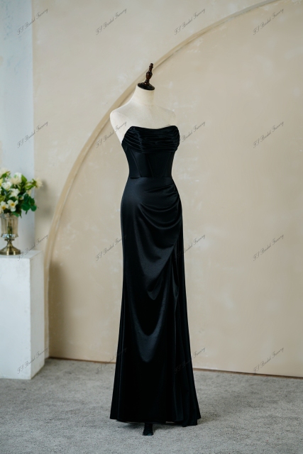Stretch Satin Mermaid Sweetheart Prom Dress