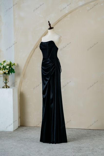 Stretch Satin Mermaid Sweetheart Prom Dress