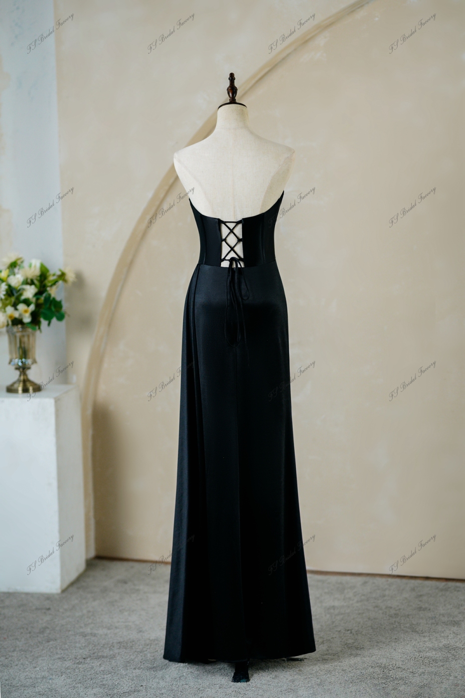 Stretch Satin Mermaid Sweetheart Prom Dress