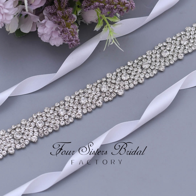 Wholesale High Quality Rhinestone Wedding Belt