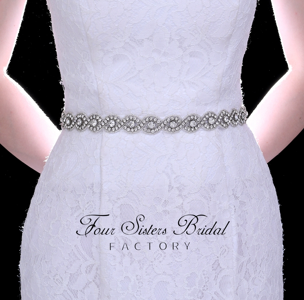 High Quality Rhinestone Wedding Belt