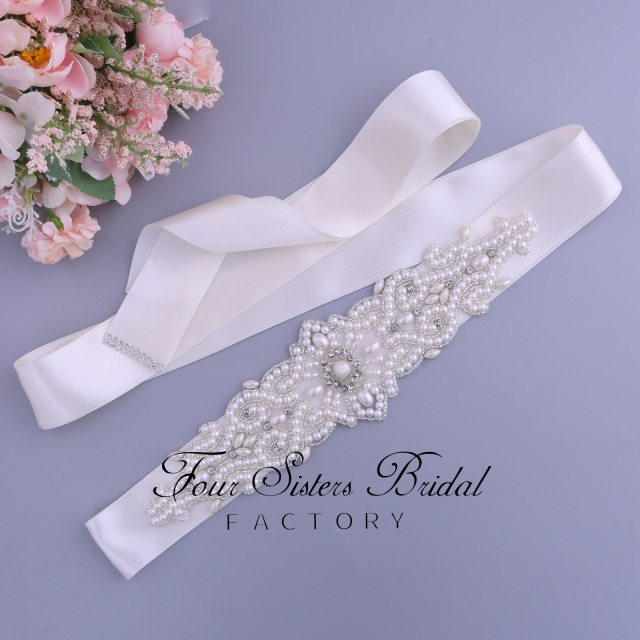 High Quality Pearl Wedding Belt