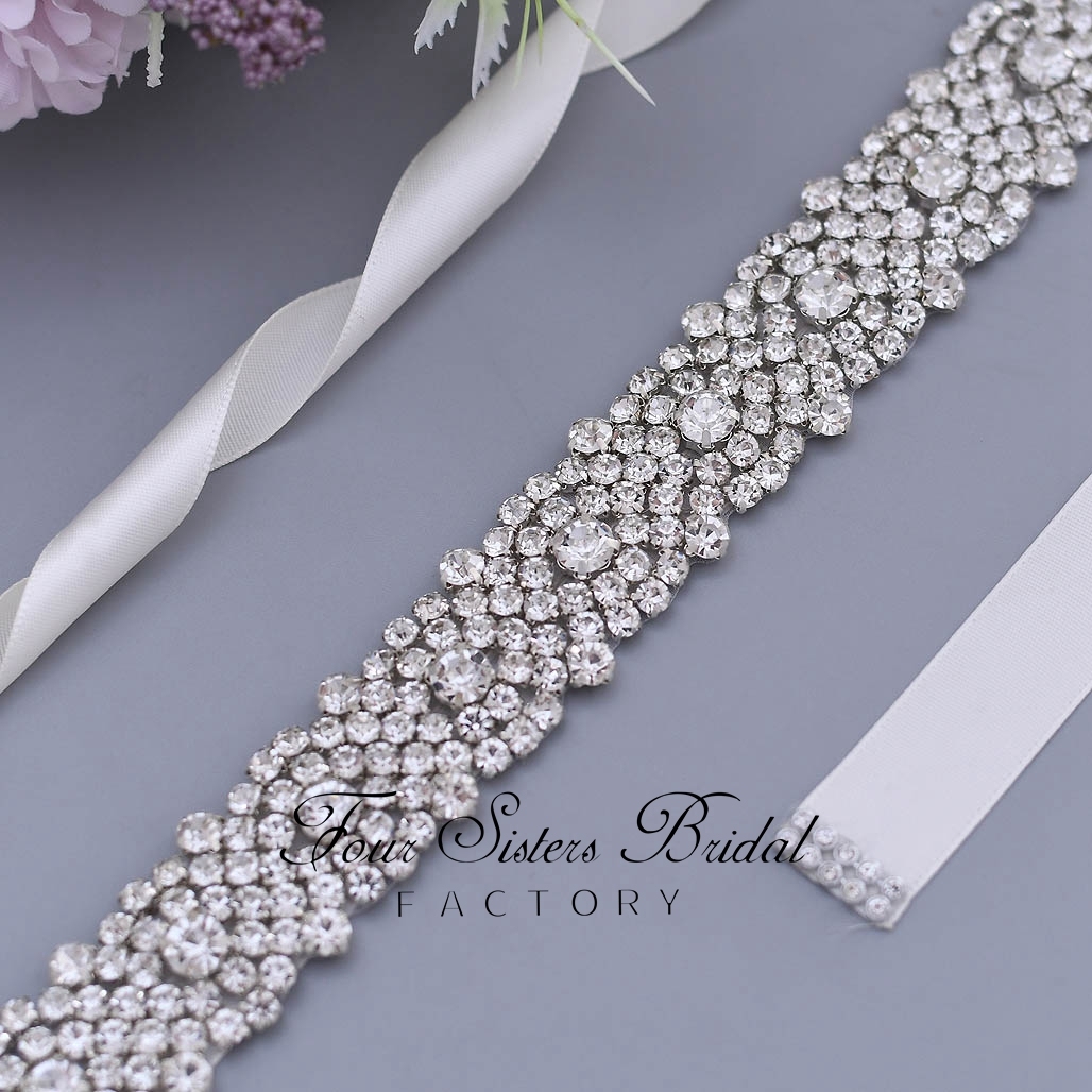Wholesale High Quality Rhinestone Wedding Belt