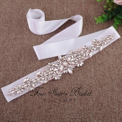 Wholesale Crystal Applique Bridal Belt