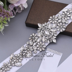 Wholesale Crystal Applique Bridal Belt