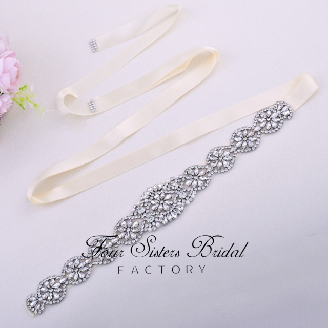 Beading Crystal High Quality Wedding Belt