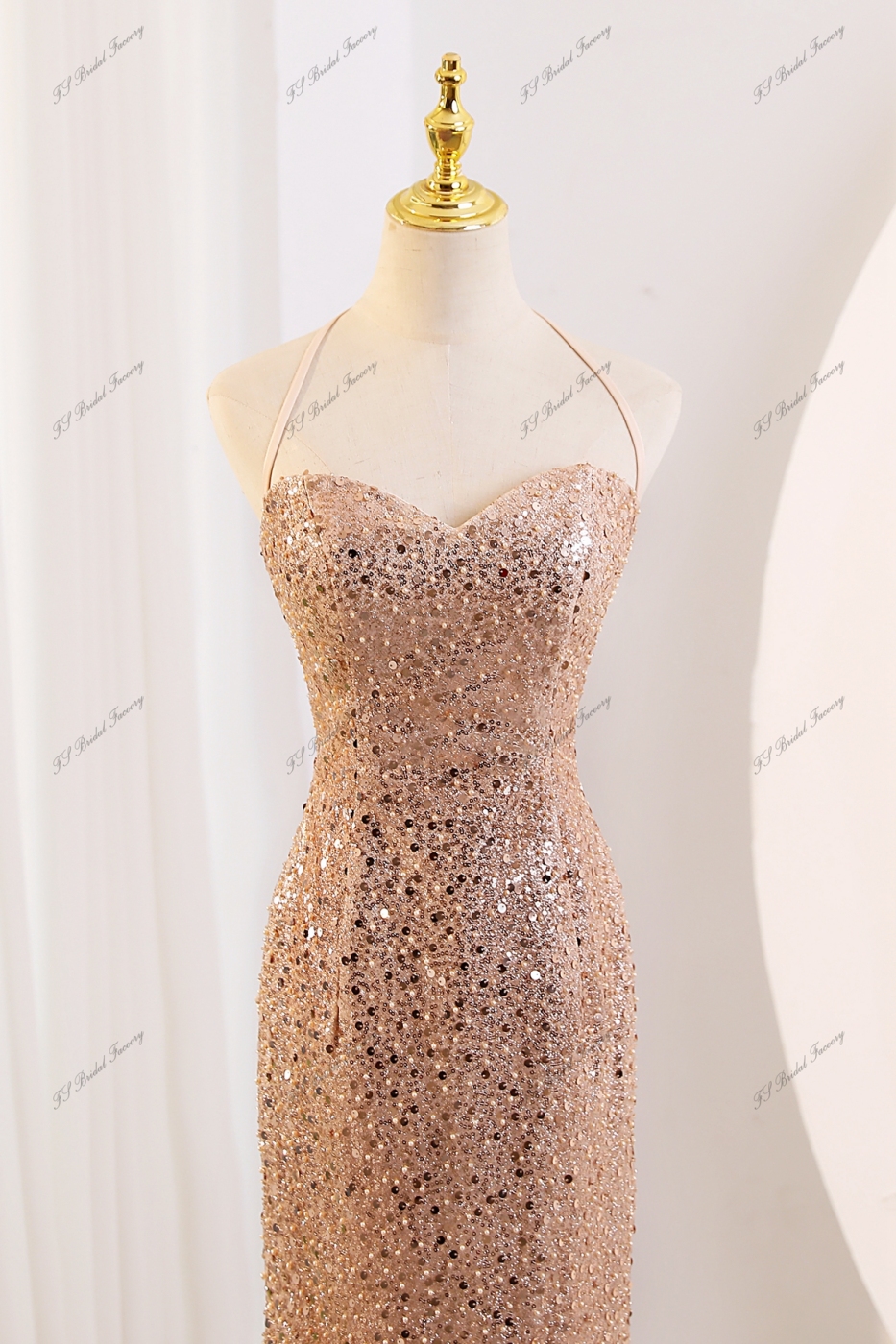 Long Prom With Sweet Heart Neckline Glitter Mermaid Dress