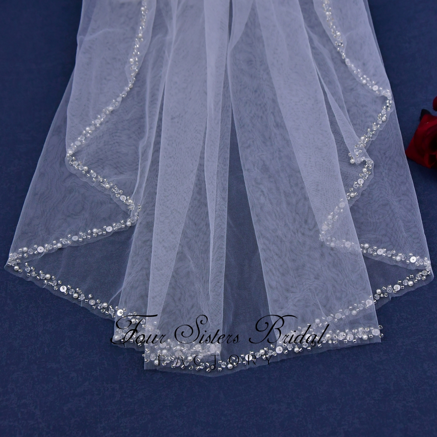 Beading Edge Bridal Veils