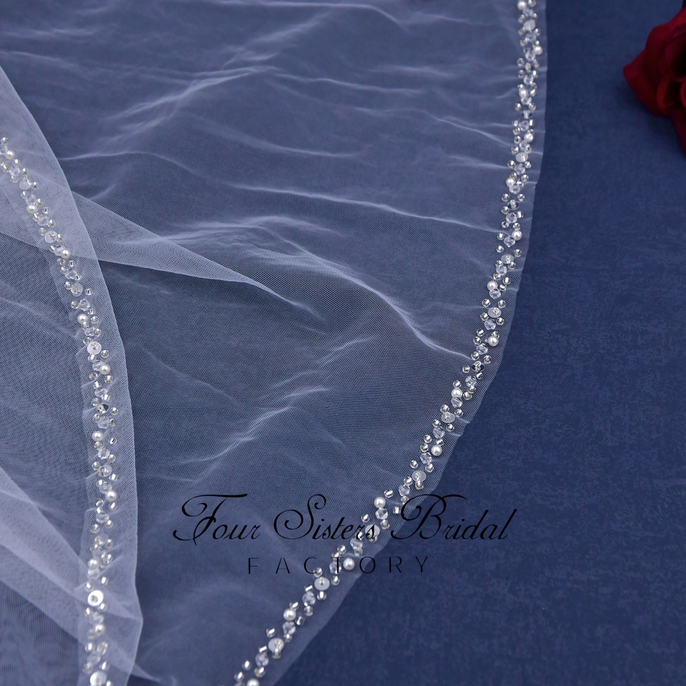 Beading Edge Bridal Veils