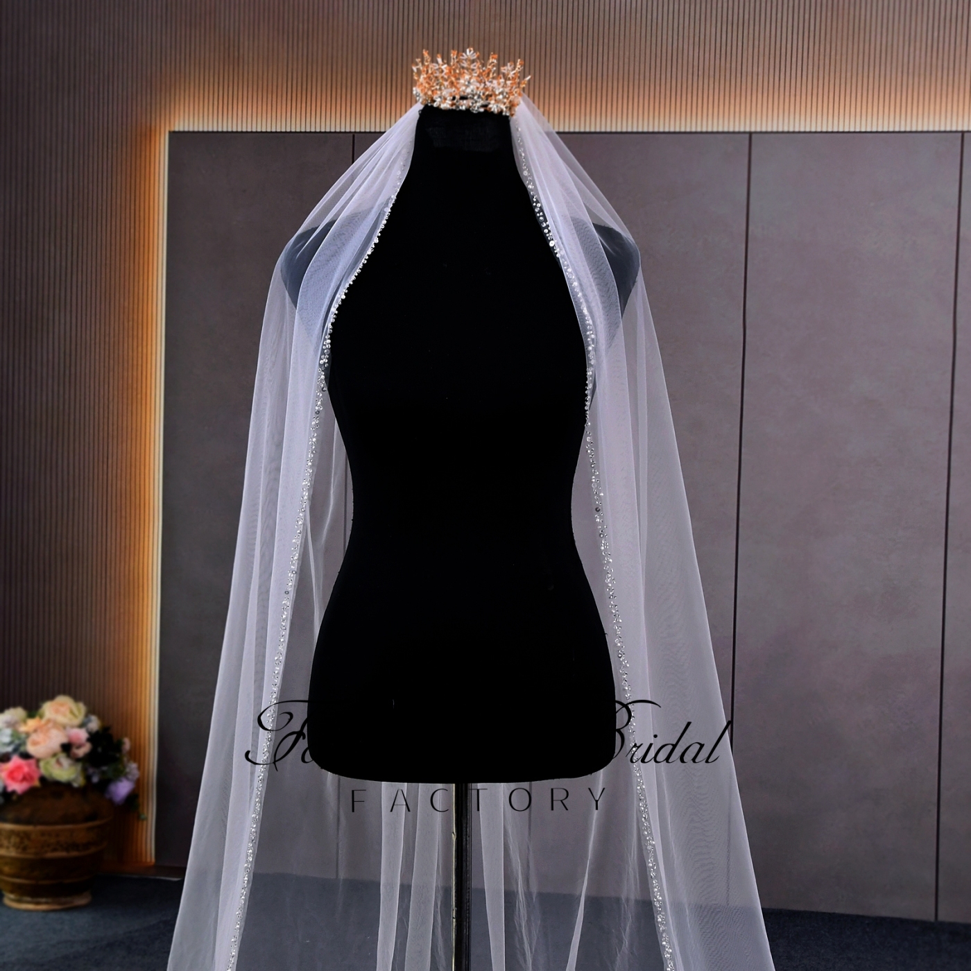 Beading Edge Bridal Veils