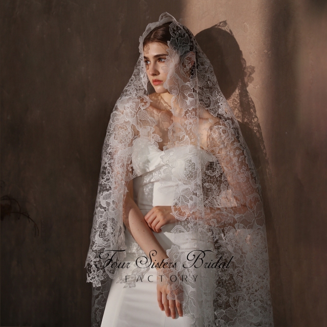Soft Lace Wedding Veil