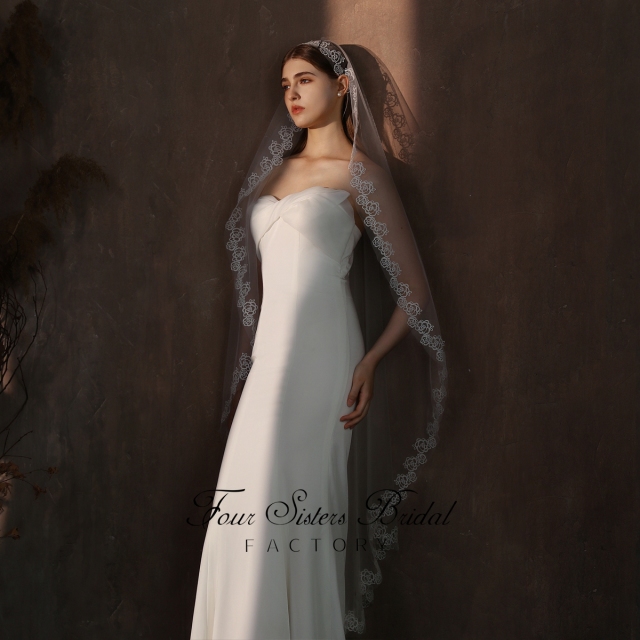 Soft Lace Wedding Veil
