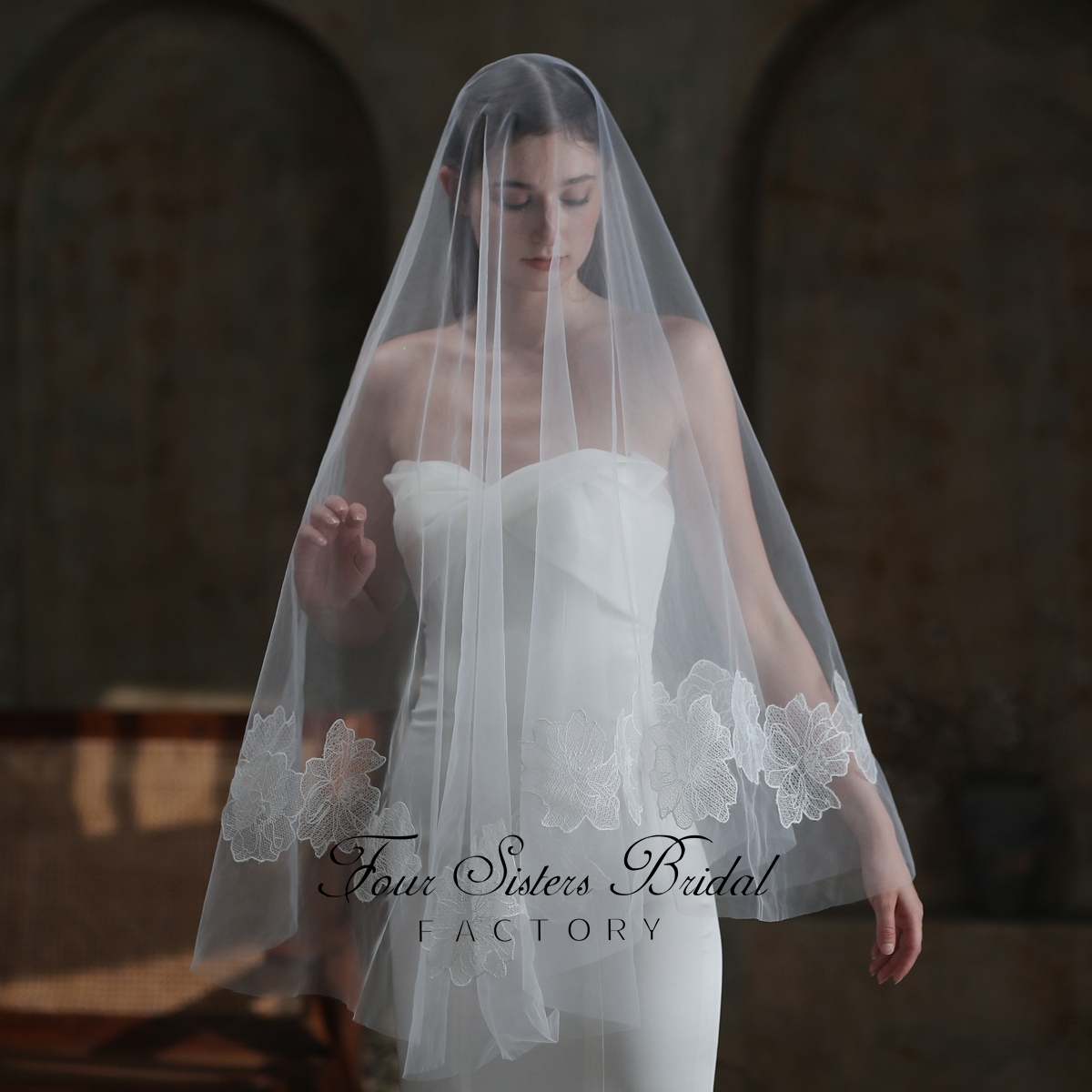 Soft Lace Wedding Veil