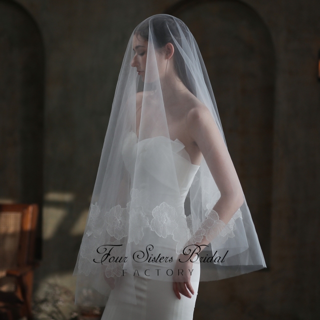 Soft Lace Wedding Veil