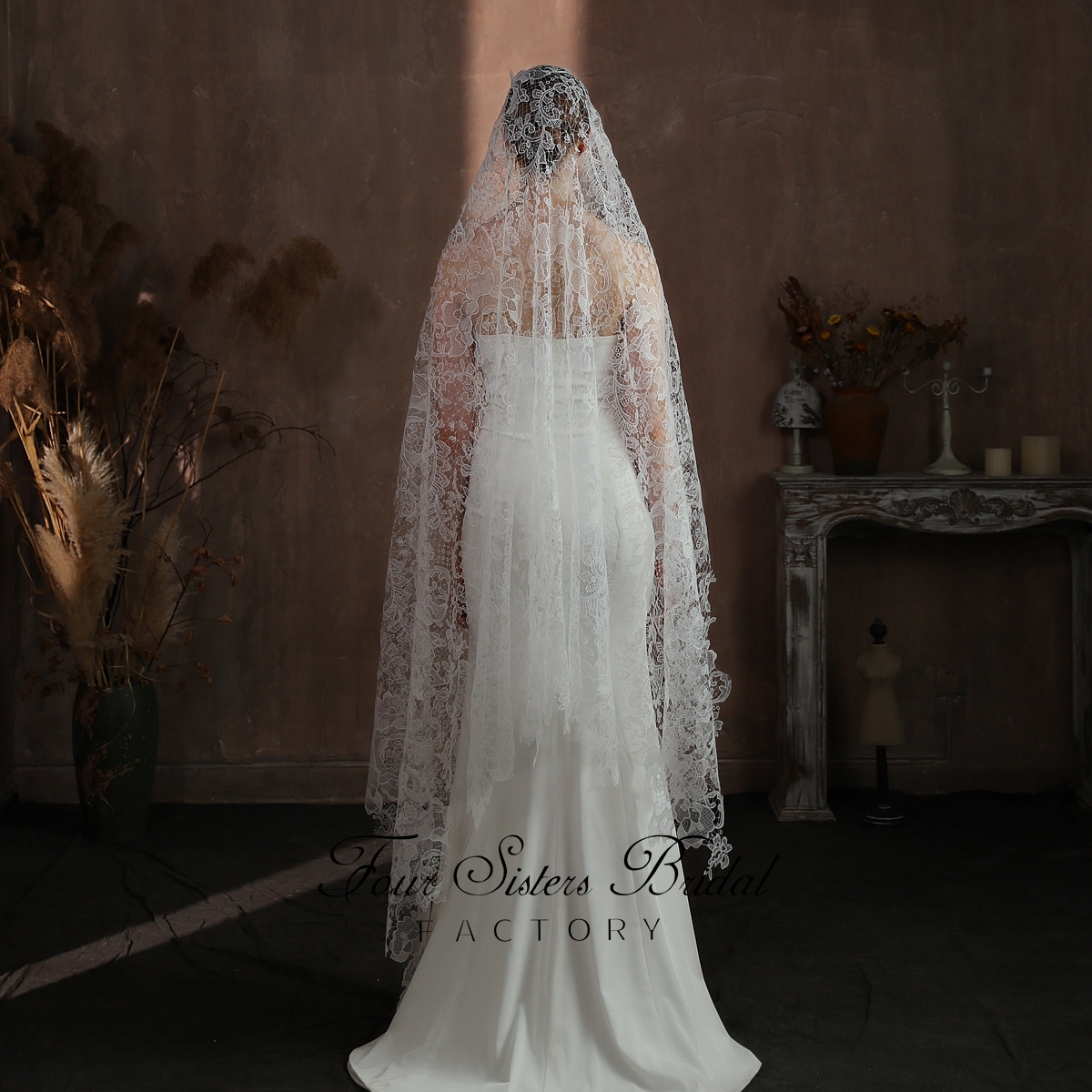 Soft Lace Wedding Veil