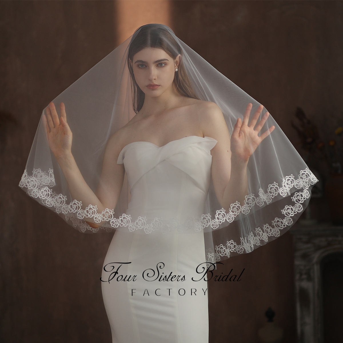 Soft Lace Wedding Veil