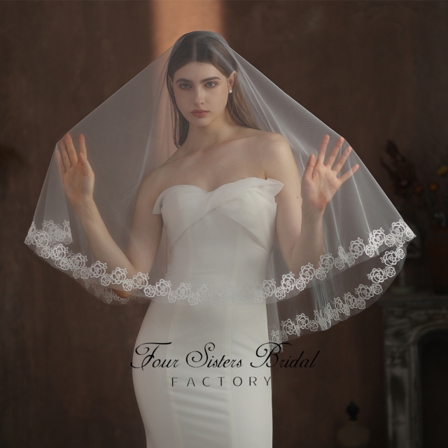Soft Lace Wedding Veil