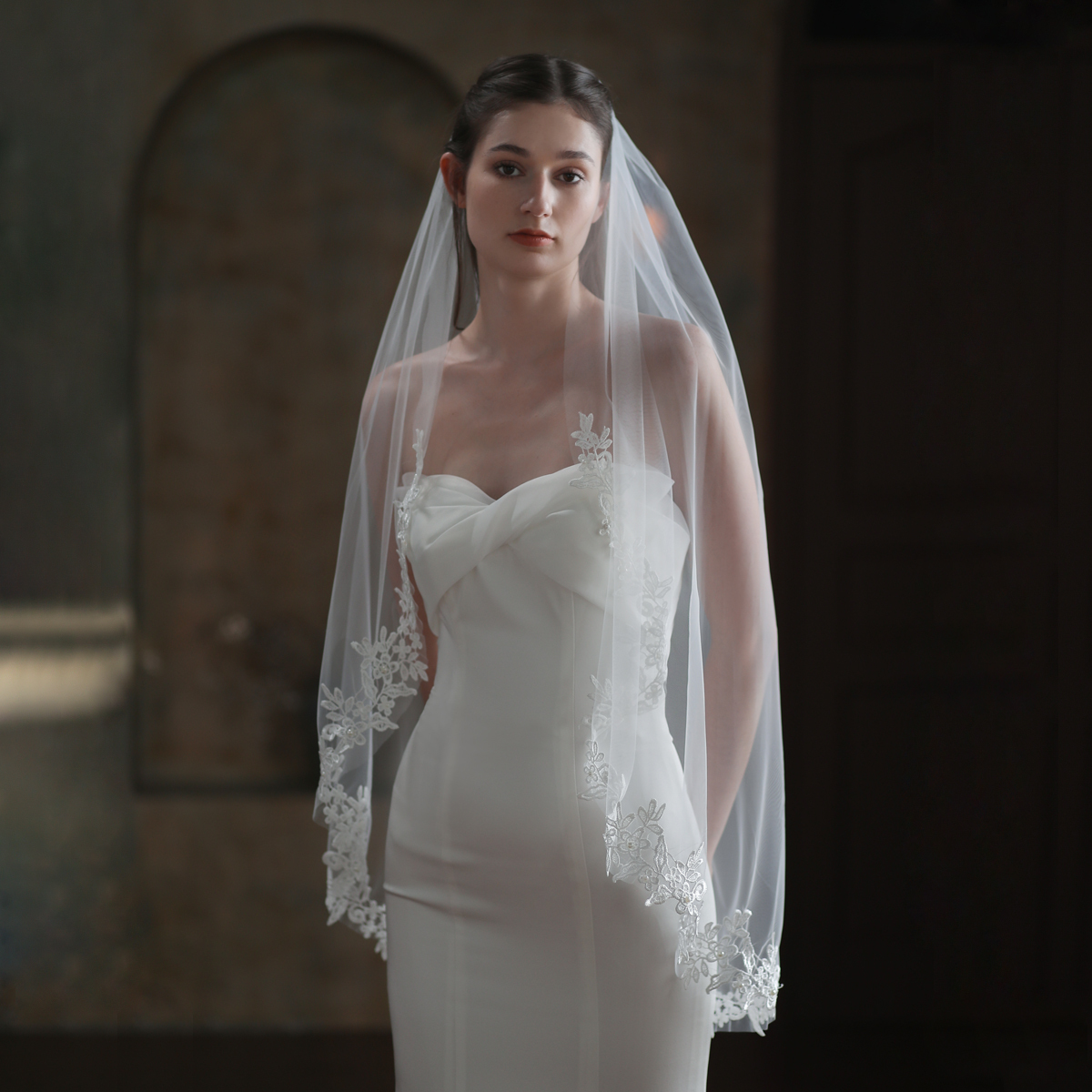 Short Bridal Veil