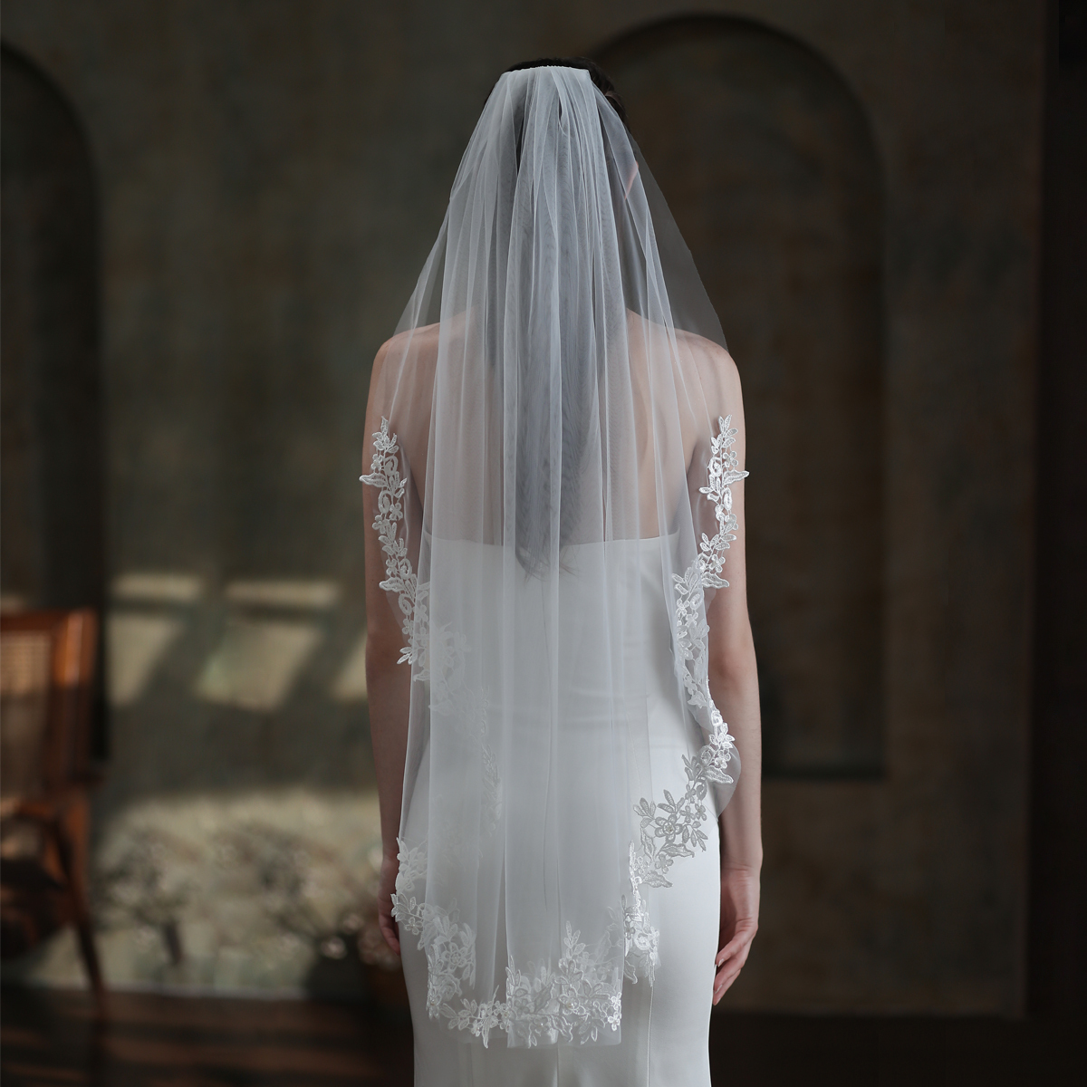 Short Bridal Veil