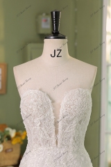 Detached Fashion Sleeve  Sweet Heart  Mermaid Bridal Dress