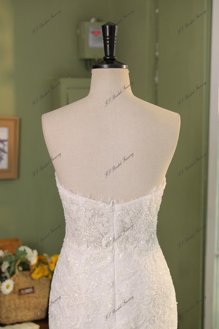 Detached Fashion Sleeve  Sweet Heart  Mermaid Bridal Dress