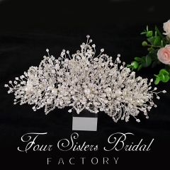 Pearl And Crystal Hair Pieces