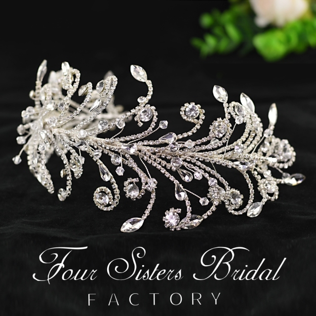 Pearl And Crystal Hair Pieces